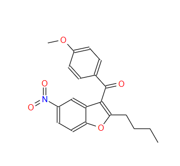 CAS：141627-42-1 ，2-丁基-3-(4-甲氧基苯甲酰基)-5-硝基苯并呋喃 